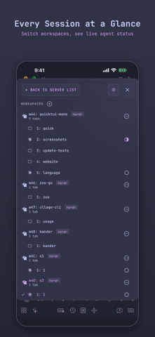 QuickTUI: AI Agent Terminal Screenshot 3 of 10