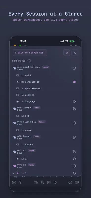 QuickTUI: AI Agent Terminal screenshot 3 of 10