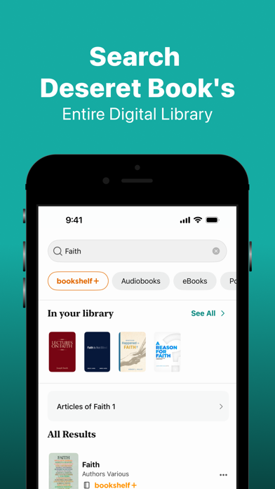 Deseret Bookshelf LDS Books iPhone screenshot