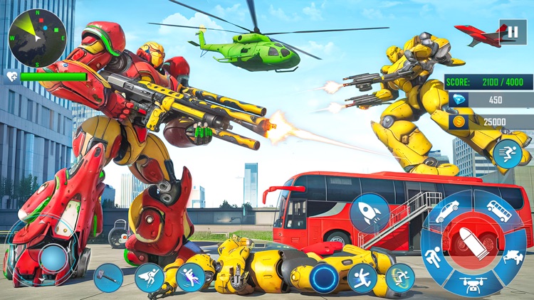 Futuristic War Robot Games 3D screenshot-5