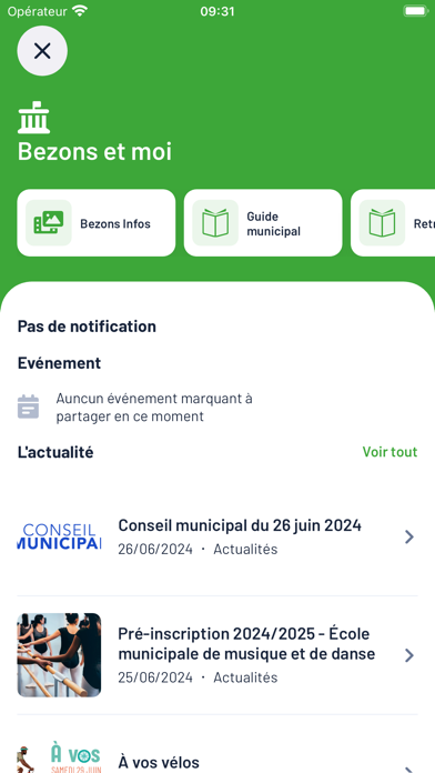 Bezons futée l'appli Screenshot