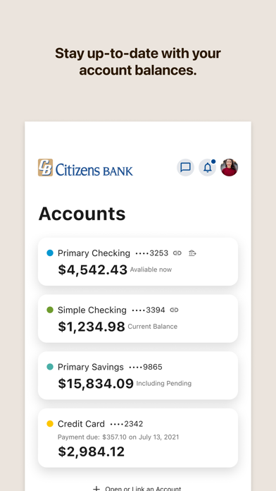 CitizensBank24 Screenshot 2 - AppWisp.com CitizensBank24 Screenshot 2 - AppWisp.com