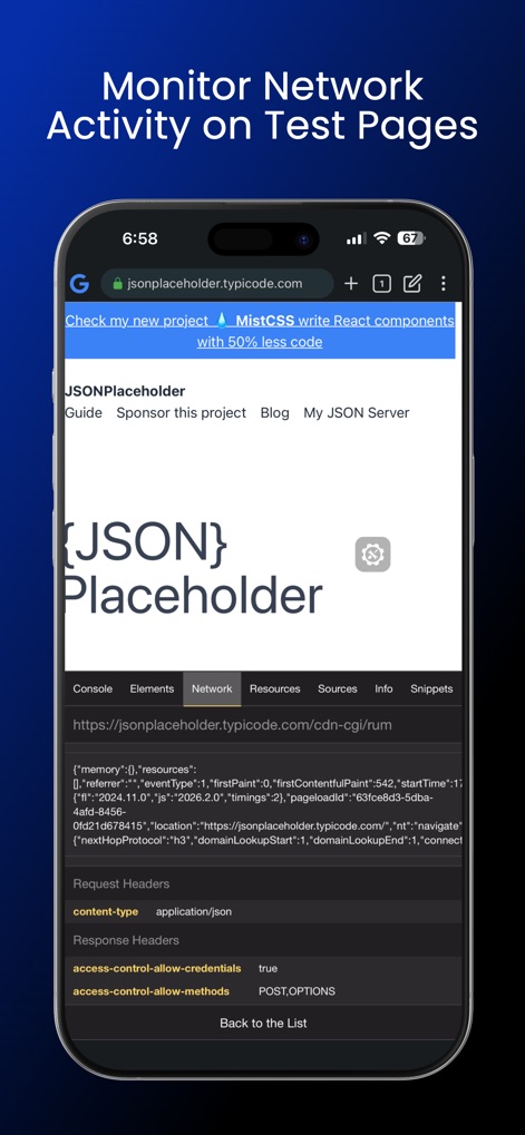 Eruda Browser Console - Developer Tools App | MWM