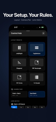 AxisCam - Dual Camera & PiP Screenshot 4 of 5