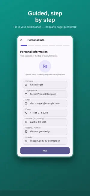 Resume Builder ATS: CV PDF screenshot 3