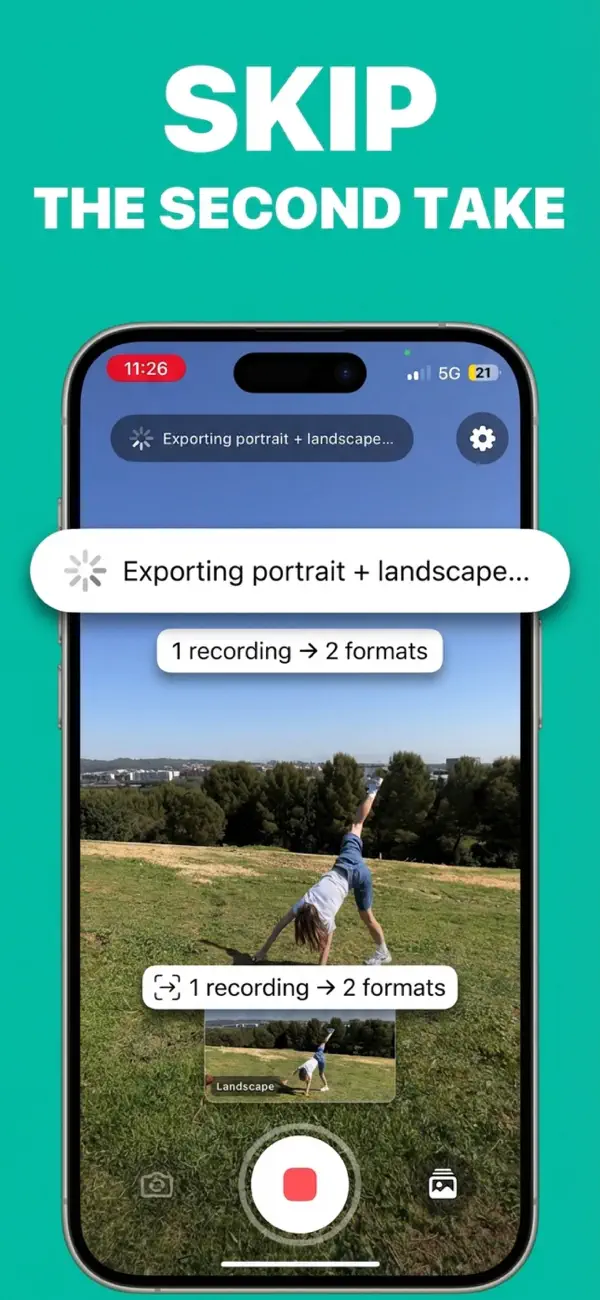 Screenshot #2 pour Dual Video Shot