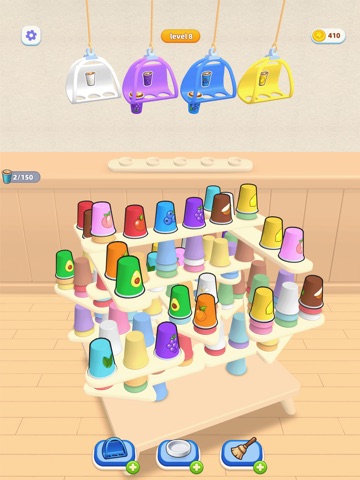 Cup Color Stack: Sorting Jam iPad screenshot