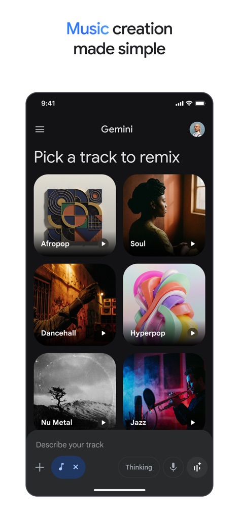 Google Gemini - Musical Remix Lab