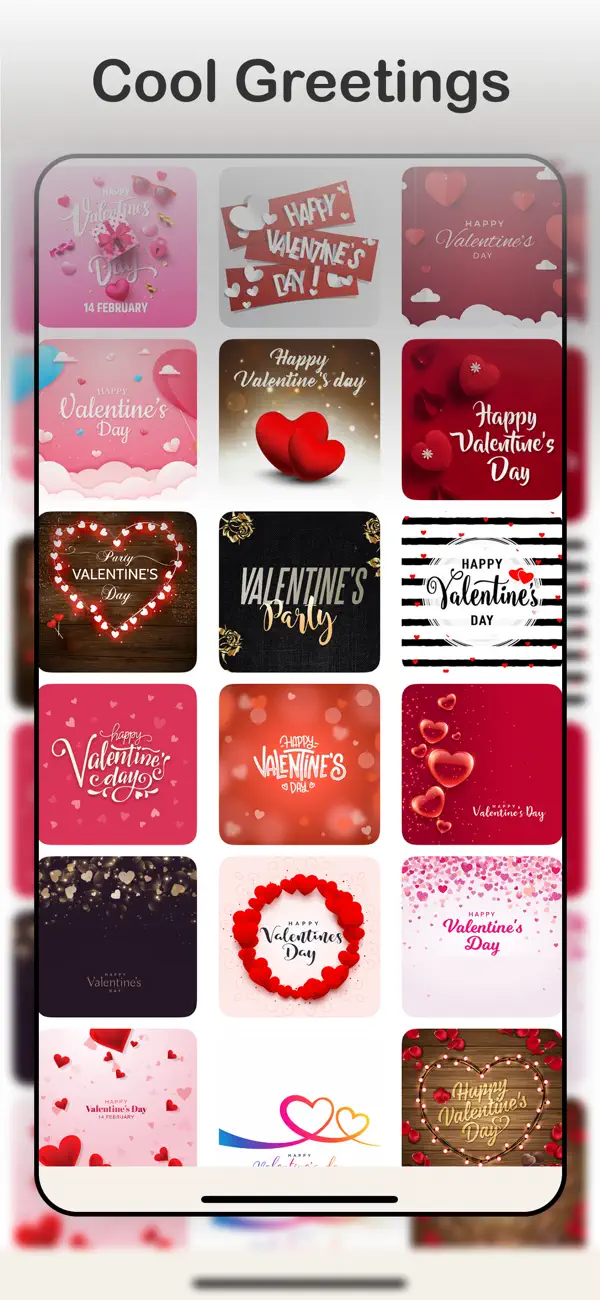 Screenshot #2 pour Valentine's Greeting & Frames