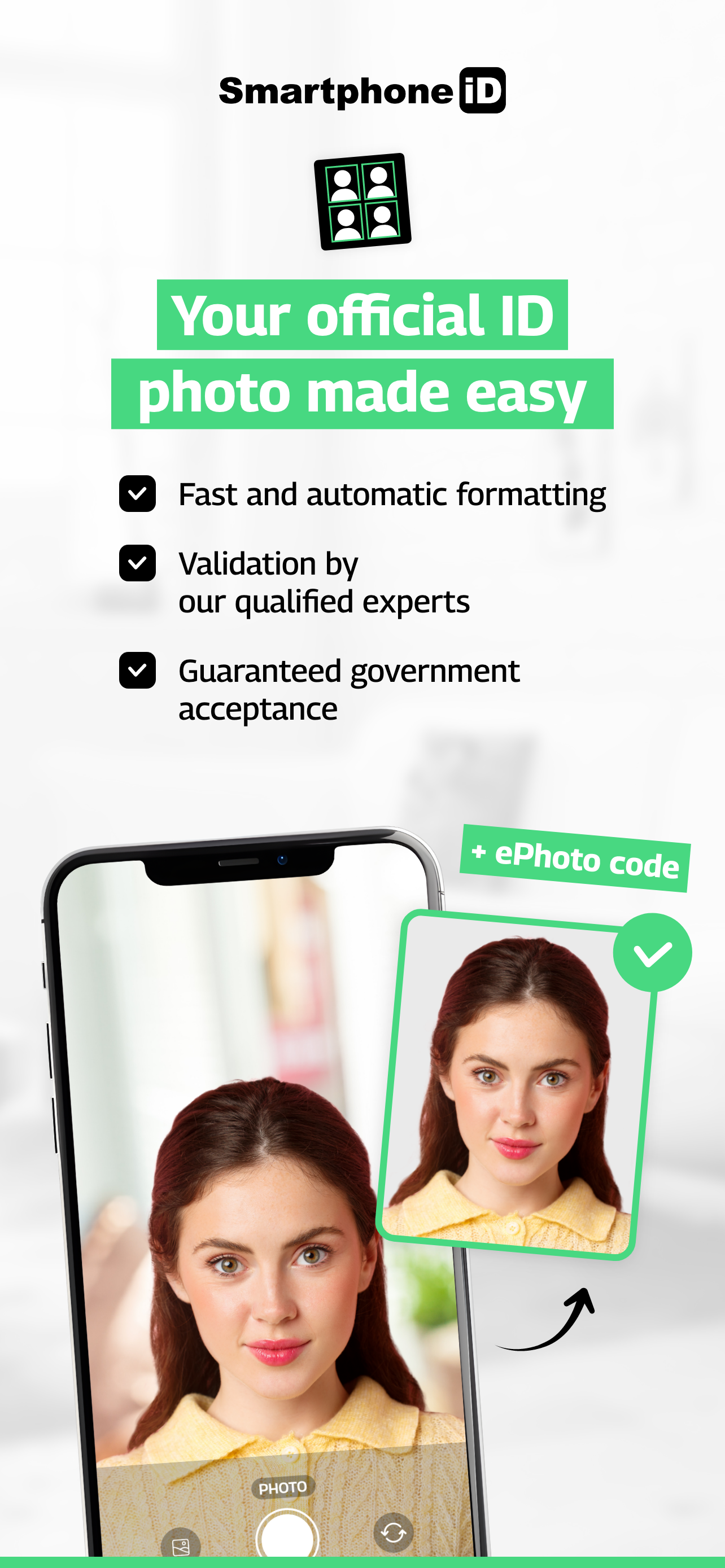 Smartphone iD - Passport photo