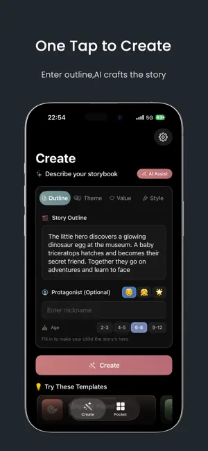 Pocketale - AI Storybook Maker screenshot 2