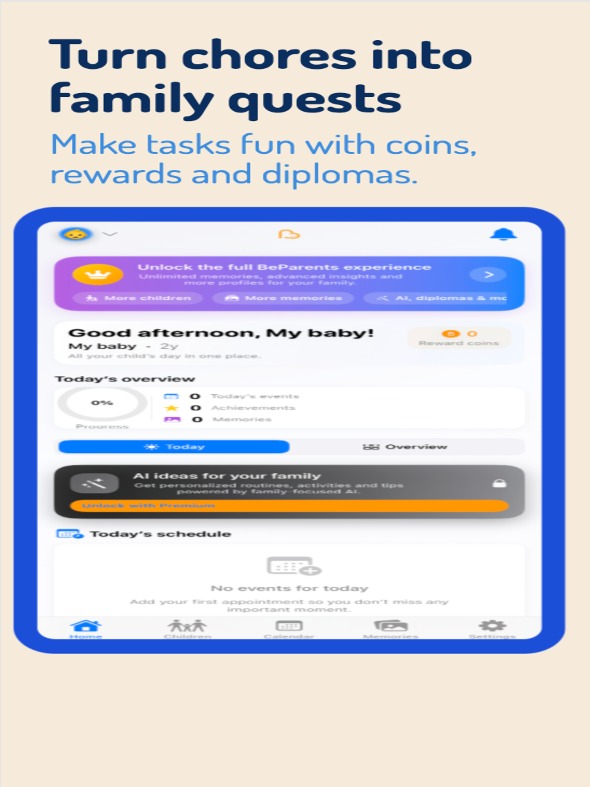 BeParents · Kids & Family App