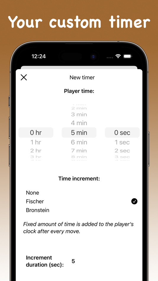 #4. Chess Timer - Turn Clock (iOS) Bởi: Natalia Jakubczyk-Gajewska