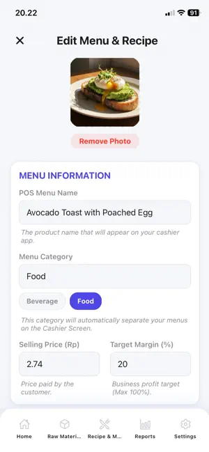 eHokma: Offline F&B Manager screenshot 4