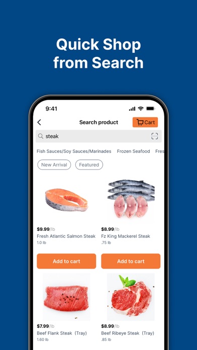 Lam's Seafood Markets Screenshot