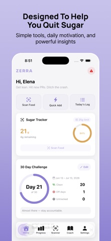 Zerra - Sugar Free Tracker Screenshot 4 of 8
