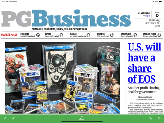 PGe iPad screenshot 4 - News app