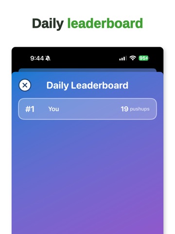 Striga — Pushup Tracker iPad screenshot