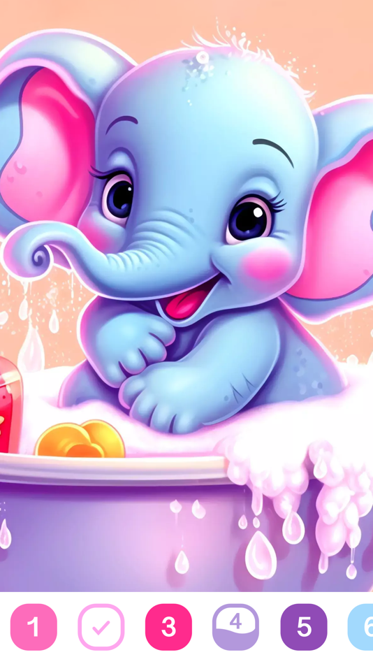 #1. Cute Color - Color by Number (iOS) 由: Yang Li