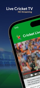 Live Cricket TV HD Streaming screenshot #1 for iPhone