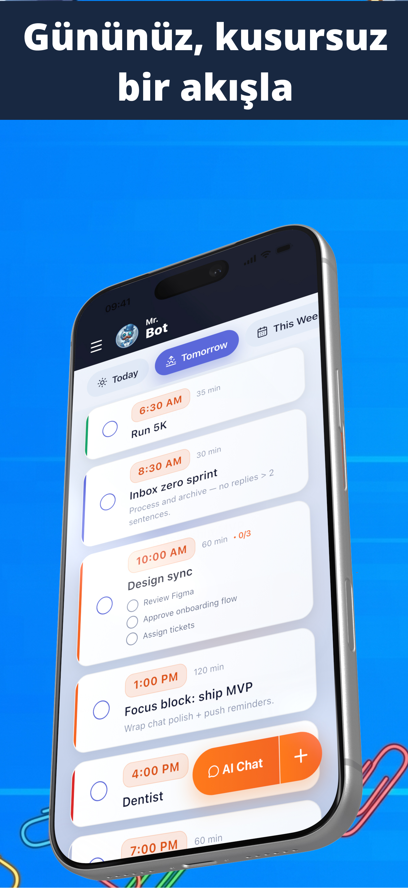 Mr Bot: Daily Mind Sweep