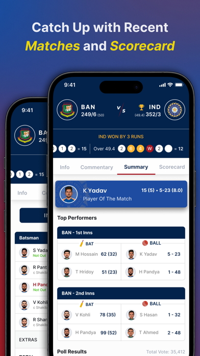 CrickEdge: Live Cricket Scores Screenshot