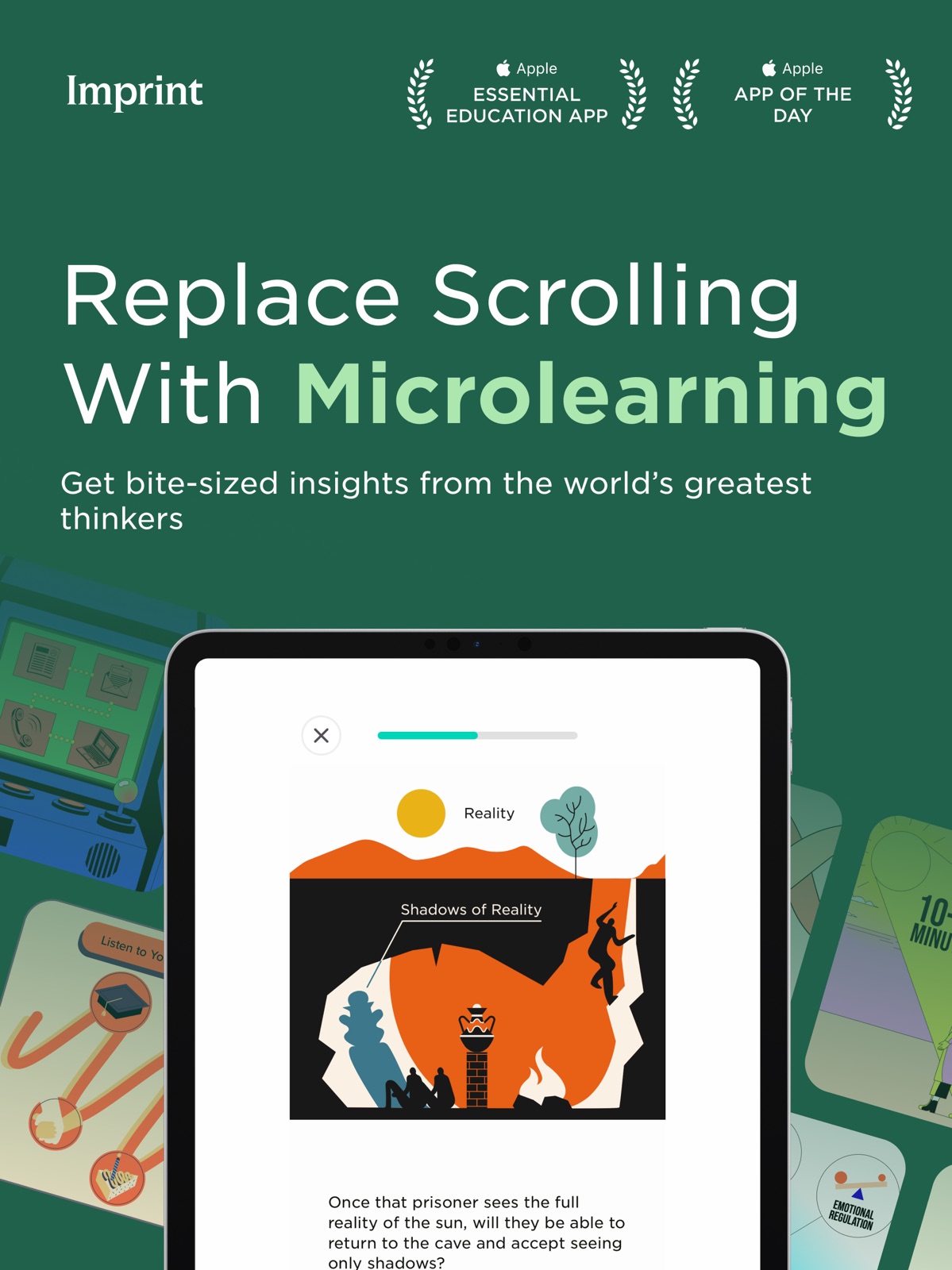 Imprint: Visual Micro Learning ipad screenshot 1