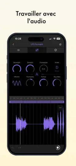 Capture d'écran de Ableton Note sur iPhone 4