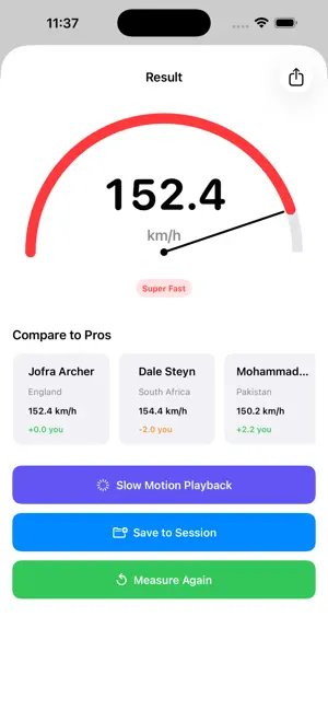 Bowling Speed Meter Unlimited screenshot 3
