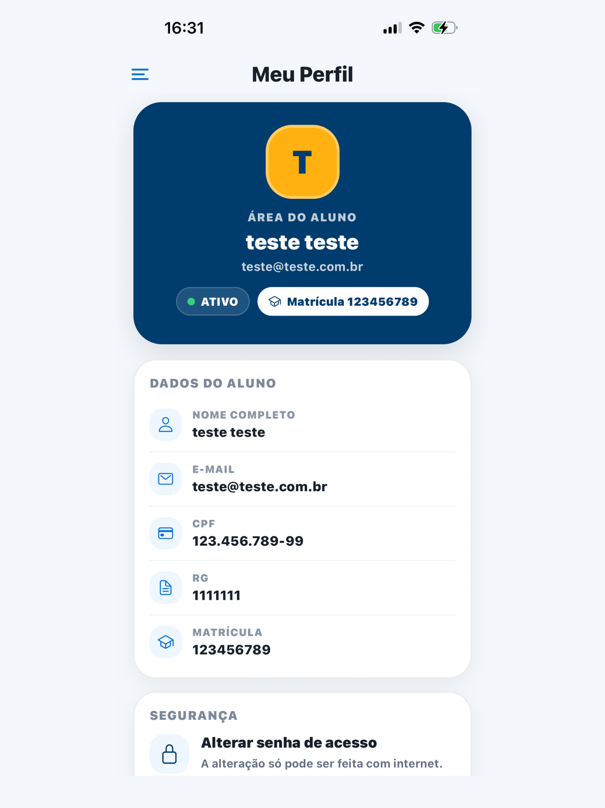 FACENE/PB Frequência screenshot 14