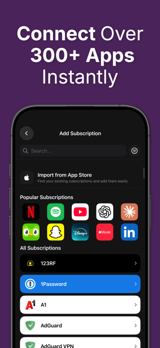 Solvio – Manage Subscriptions Screenshot 4 of 6