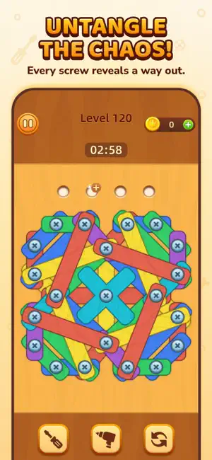 Woodlee Nut - Logic Game screenshot 1