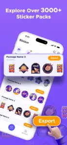 Stickor - AI Sticker Maker screenshot #2 for iPhone