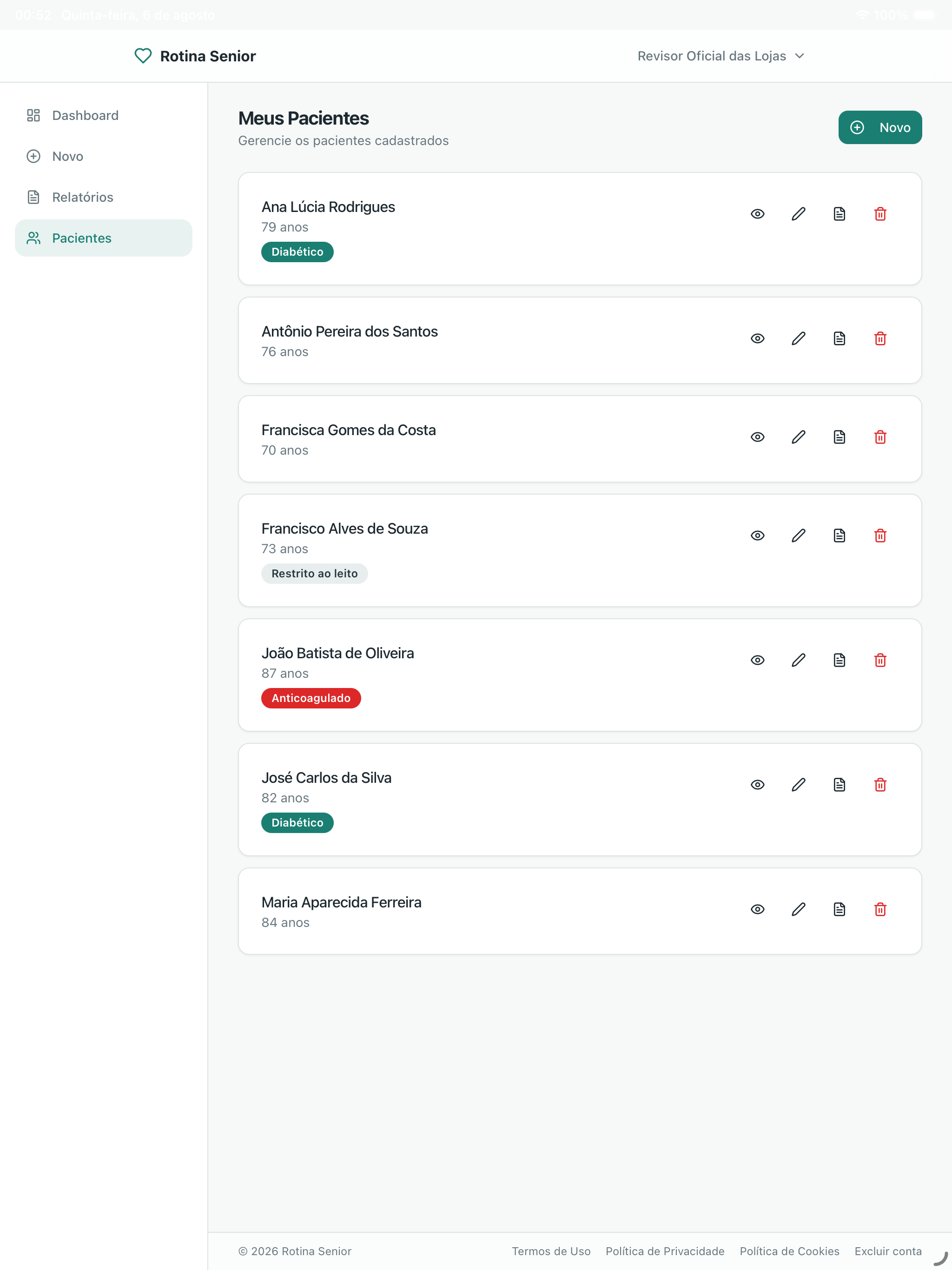 Rotina Senior screenshot 16