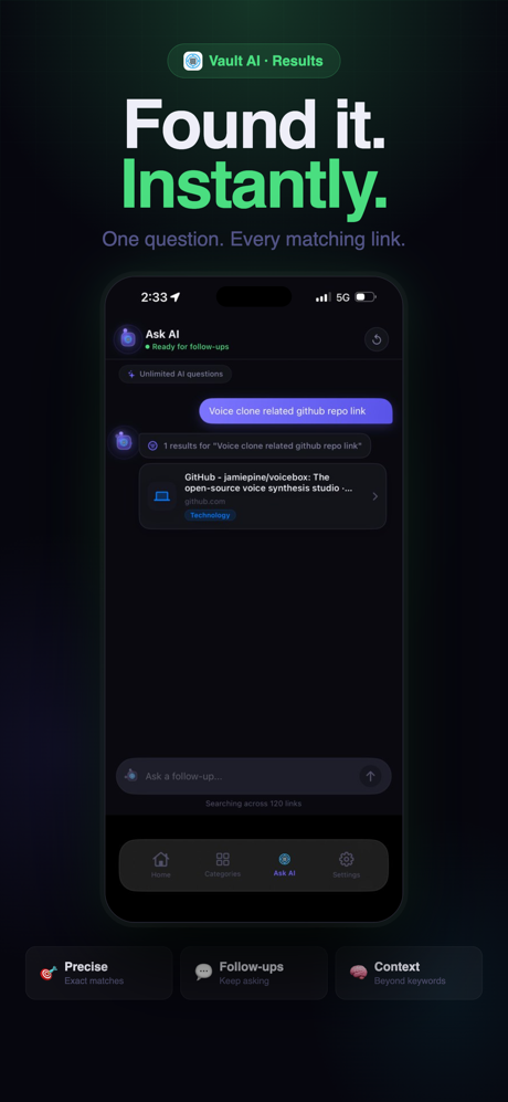 iLinkVault: Bookmark Vault screenshot 2