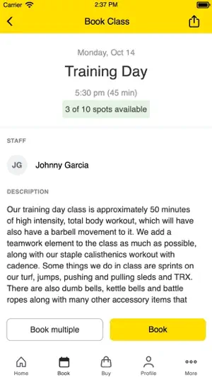 The Training Lab screenshot 3