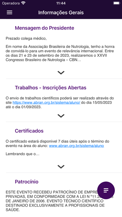 Congresso ABRAN CBN 2024 Screenshot
