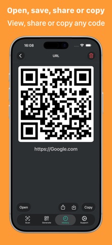QR & Barcode: Scan + Create Screenshot 2 of 4