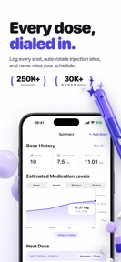 Dosiq: GLP-1 & Peptide Tracker screenshot