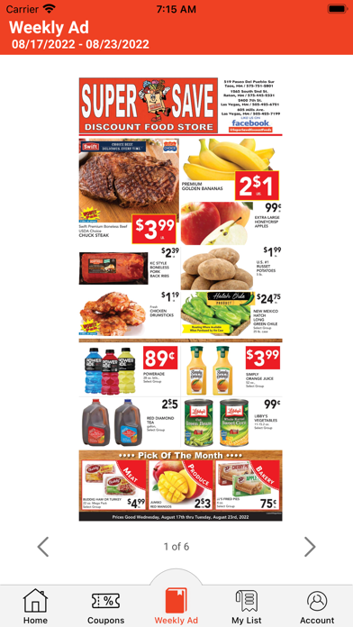 Super Save Food Stores NM Screenshot
