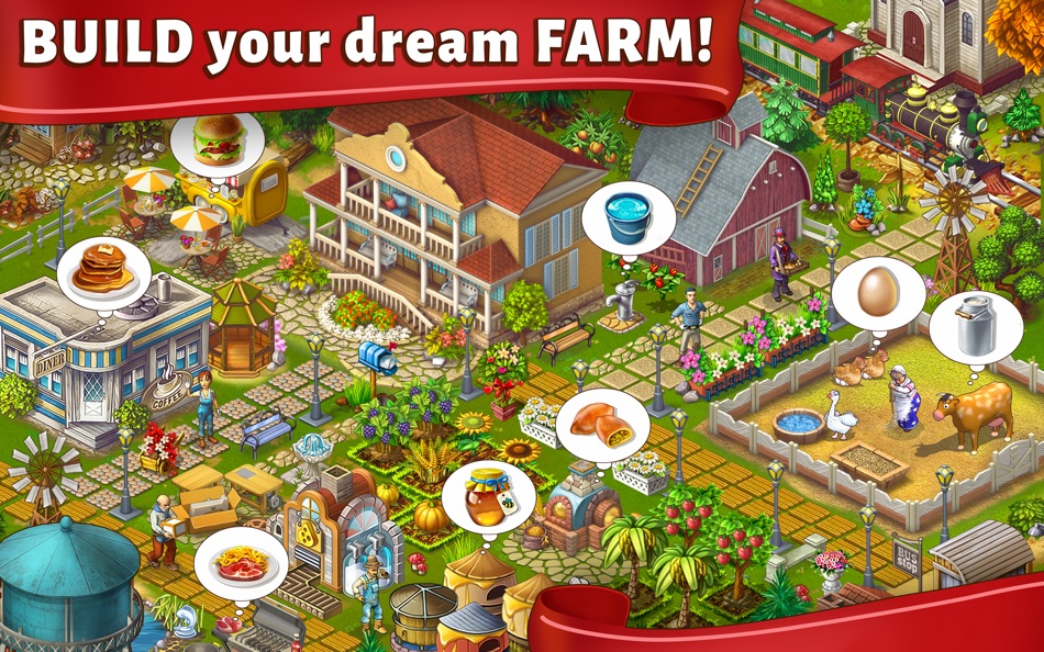 #6. Jane's Farm: Play Harvest Town (macOS) Bởi: Playcus Limited