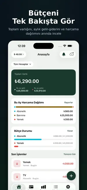 Cüzdanım – Gelir Gider Takibi screenshot 3