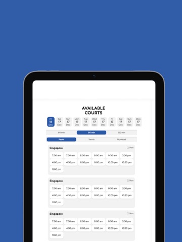 MBP Sports iPad screenshot