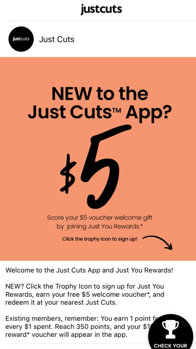 Just Cuts iPhone screenshot 2