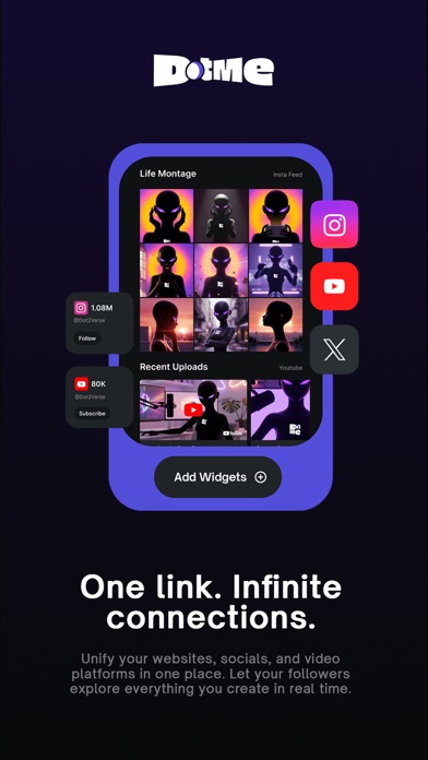 Screenshot 1 of DotMe Bio: Link in Bio Creator App