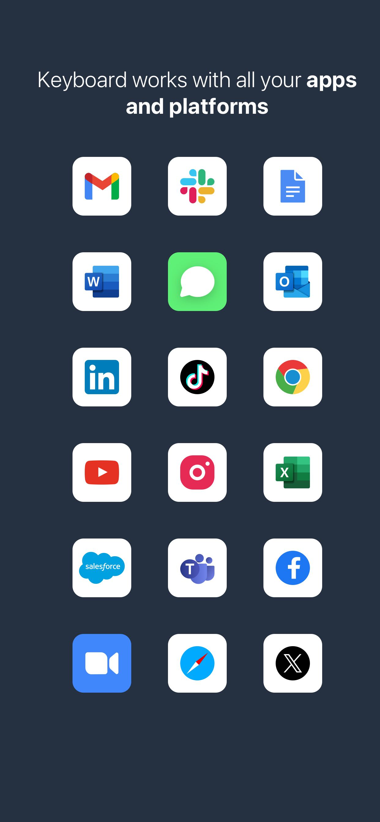 Keygo: Saved Response Keyboard
