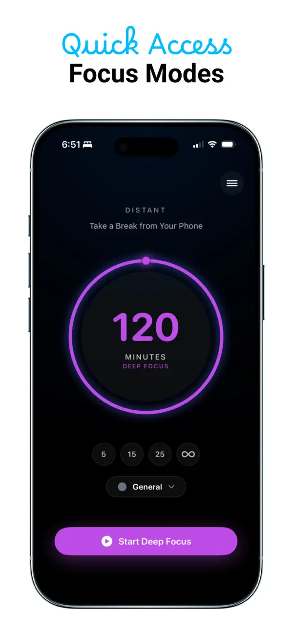 #2. Distant: Focus Timer (iOS) โดย: Odd Omens