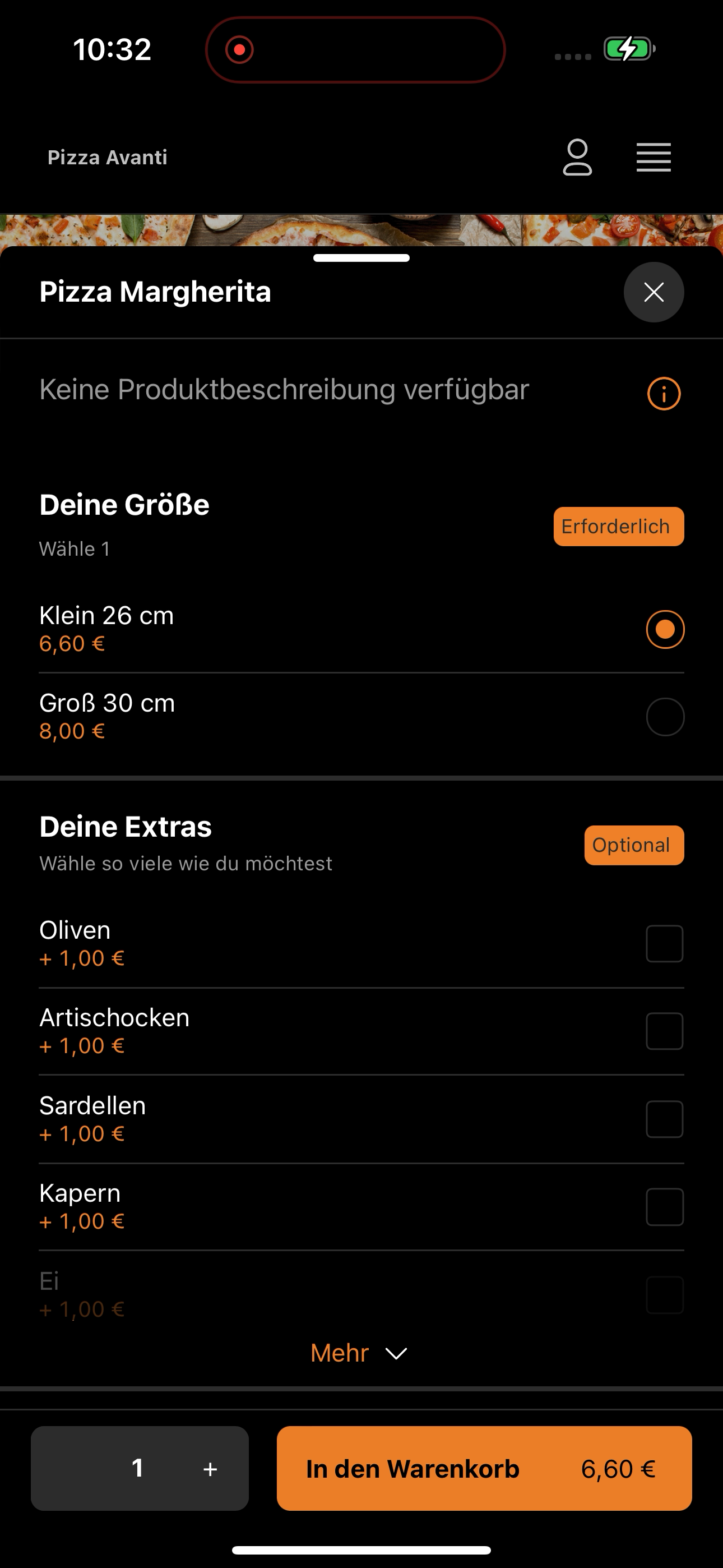 Pizza Avanti DE screenshot 7
