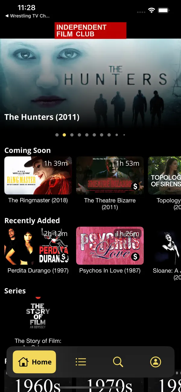 Screenshot #1 pour Independent Film Club