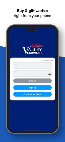 Valley 24-7 Car Wash iPhone screenshot